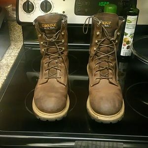 10.5 Carolina Logger Boots -soft toe.